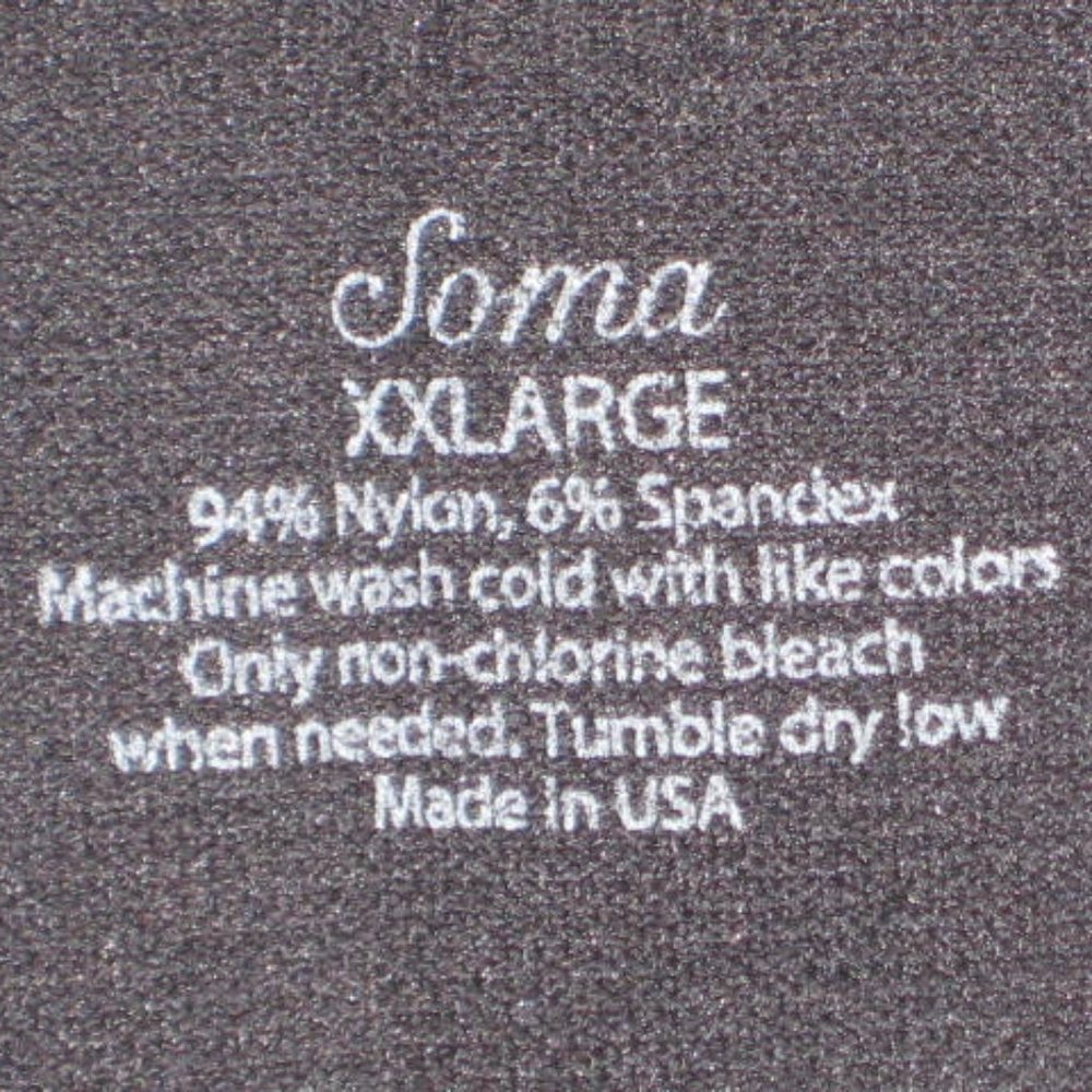 Chicos Soma Ankle Leggings NWOT Slimming Black XXL Live Lounge Wear Group Pull - Picture 3 of 12